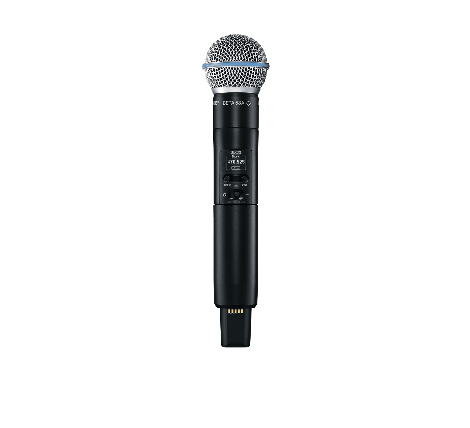 Shure SLXD2/B58=-K59 - Nadajnik "do ręki" z mikrofonem Beta58 ( 606 - 650 MHz)