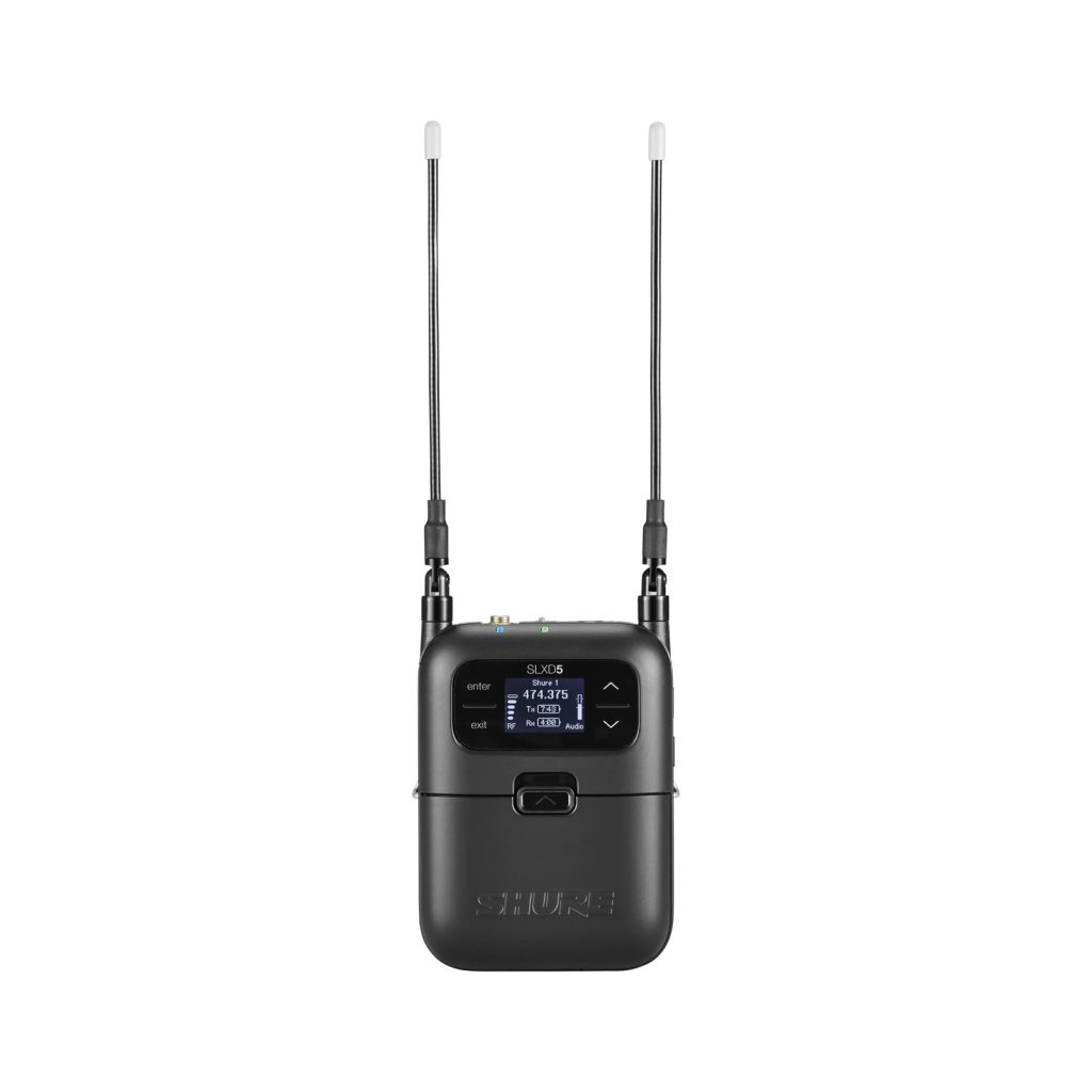 Shure SLXD5=-K59 - Cyfrowy nakamerowy odbiornik systemu bezprzewodowego (606-650 MHz)