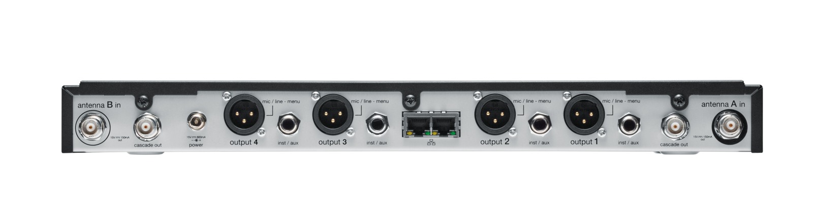 Shure SLXD4Q+E=-K55 - Odbiornik poczwórny cyfrowy (606–694 MHz)