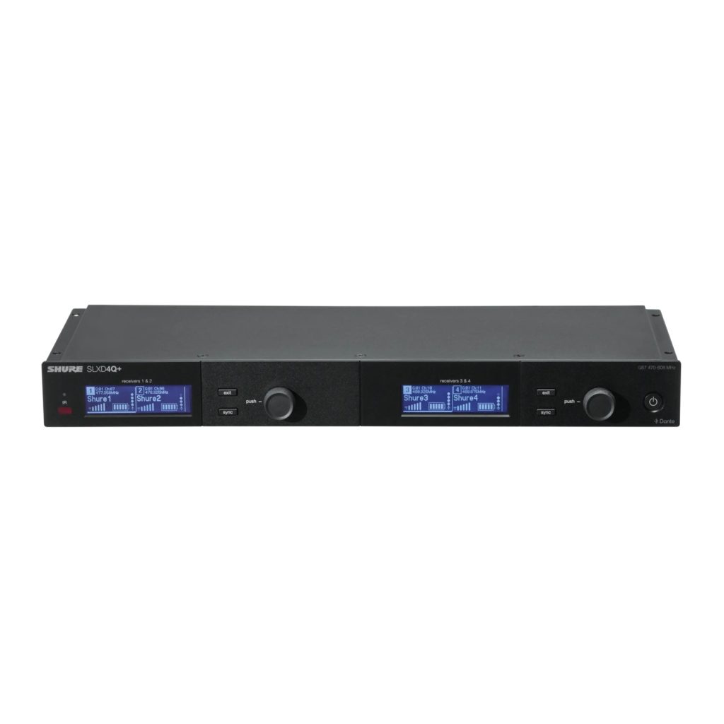 Shure SLXD4QDAN+E=-K55 - Odbiornik poczwórny cyfrowy (606-694 MHz)