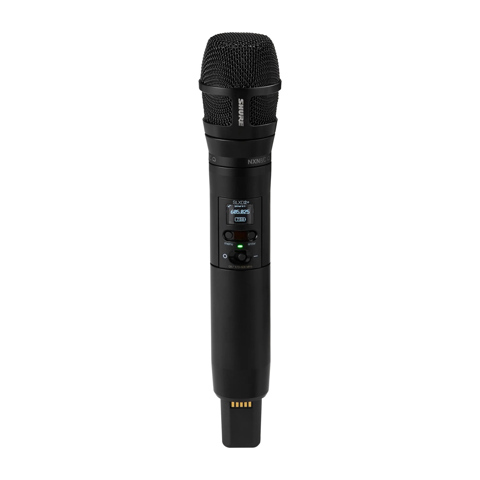 Shure SLXD2+/N8C=-G65 - Nadajnik "do ręki" z kapsułą N8/C (470-606 MHz)