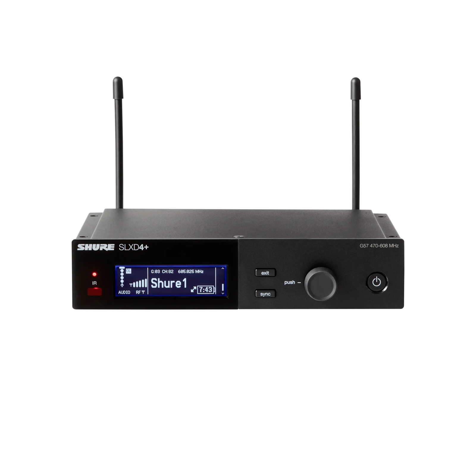 Shure SLXD24+E/58-G65 - Cyfrowy system bezprzewodowy z nadajnikiem/mikrofonem "do ręki" SM58 (470-606 ...