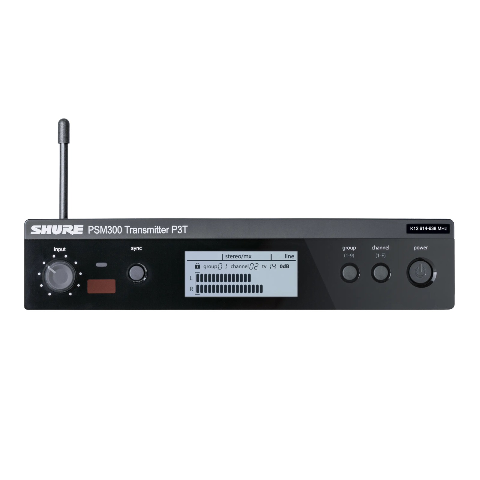 P3TE=-H20 - nadajnik do PSM 300 Shure (518-542 MHz)