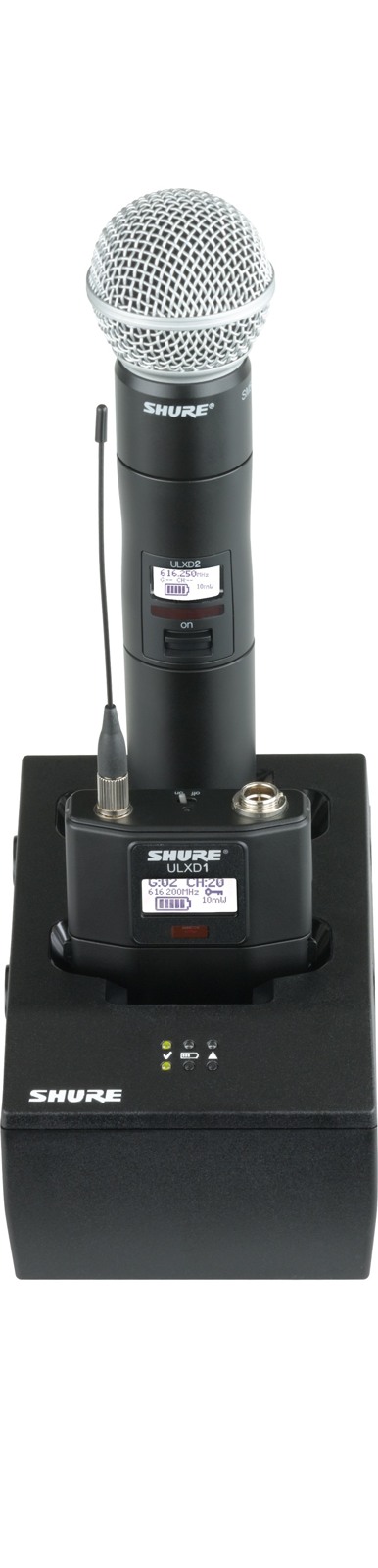 SBC200-E - moduł do ładowania akumulatorów do P9RA, P10R, ULX-D Shure(z zasilaczem PS60 / dwa gn...