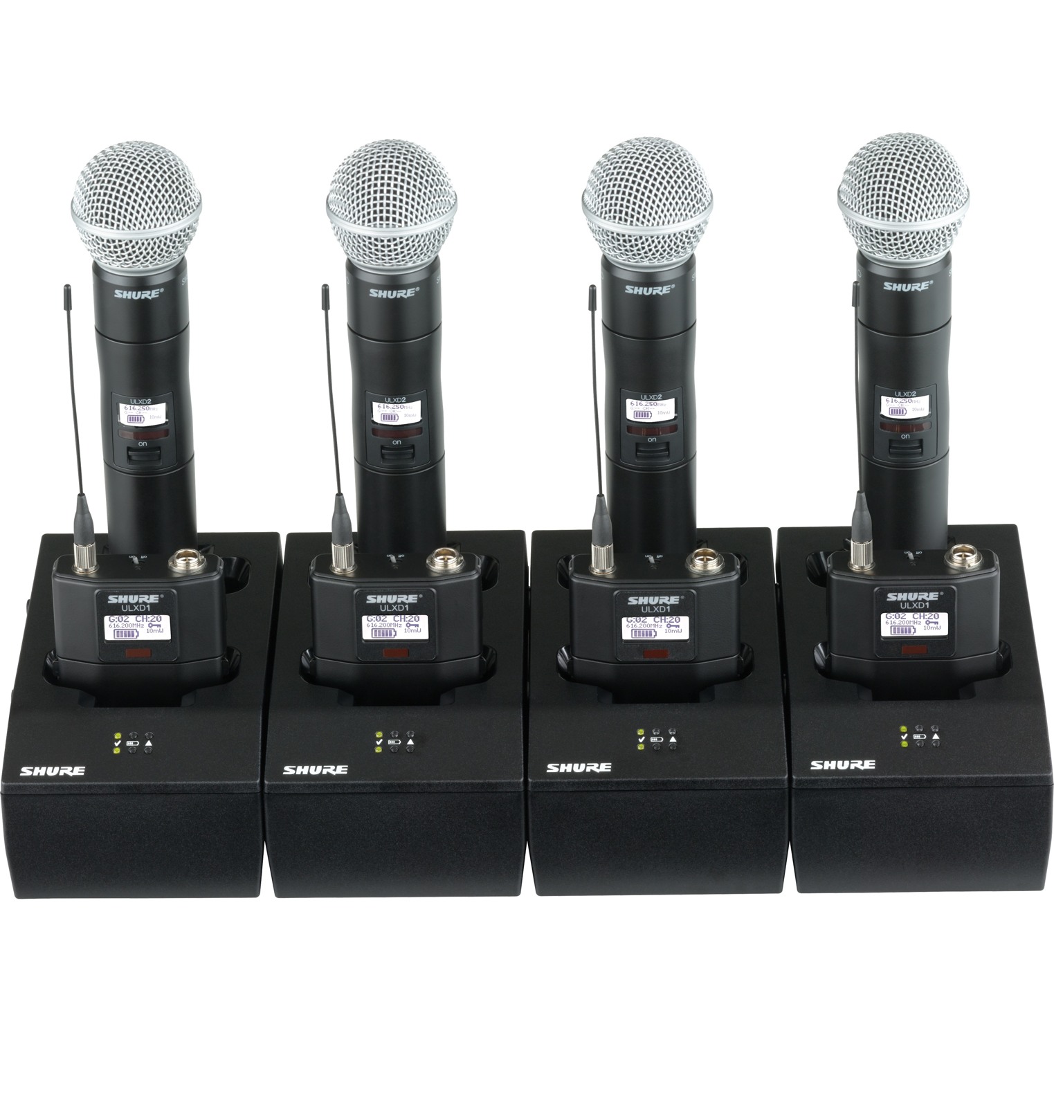 SBC200-E - moduł do ładowania akumulatorów do P9RA, P10R, ULX-D Shure(z zasilaczem PS60 / dwa gn...