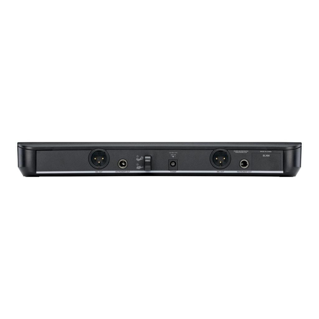 Shure BLX88E=-H8E - Podwójny odbiornik bezprzewodowy (518-542 MHz)