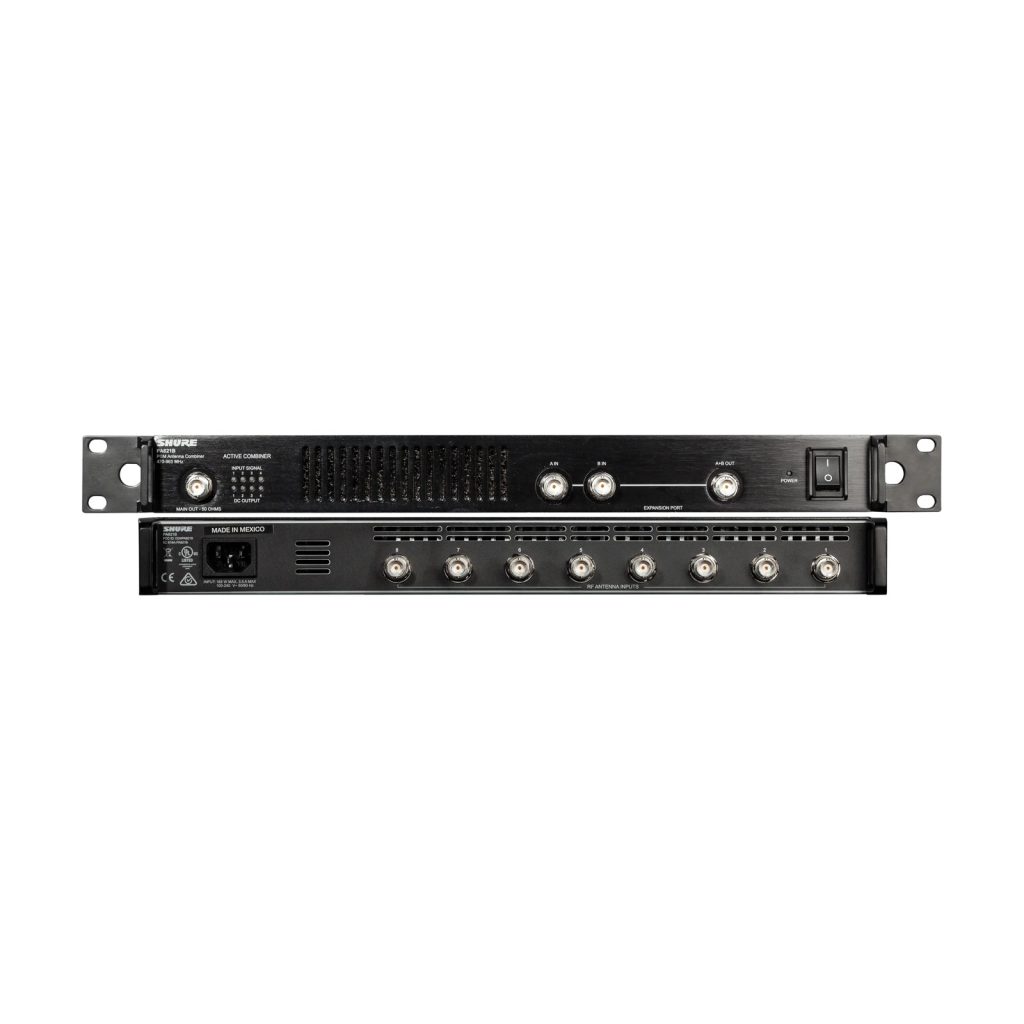 PA 821B-E sumator-spliter 8 kanałowy antenowy Shure (470-865 MHz)