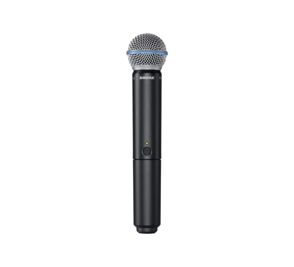 Shure BLX2/B58=-S8 - Nadajnik "do ręki" z mikrofonem BETA58 (823-832 MHz)