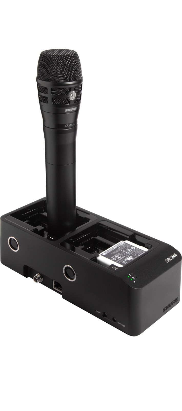 Shure SBC240 - Sieciowa ładowarka akumulatorów Li-Ion SB910 do nadajników ADX1 i SB920 do ADX2/ADX2FD. ...