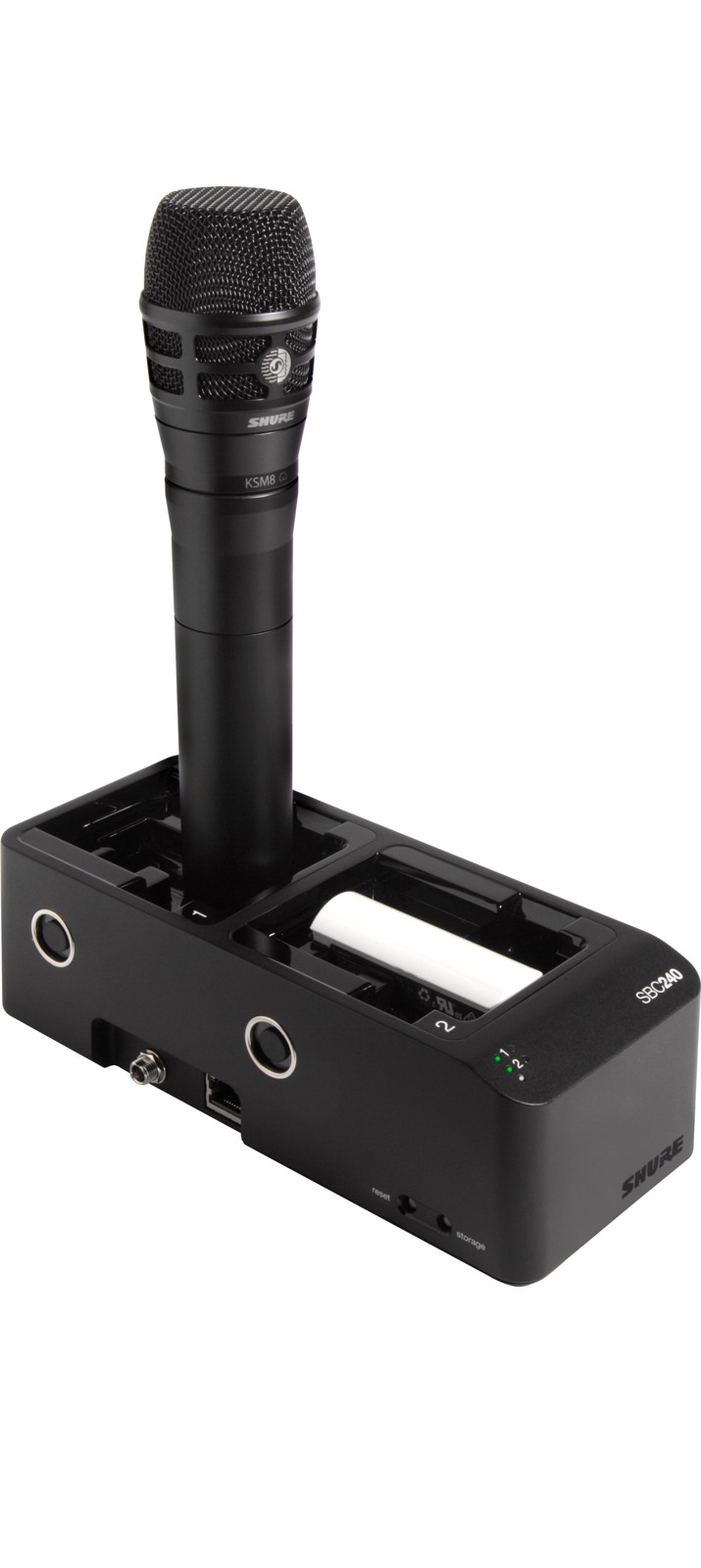 Shure SBC240 - Sieciowa ładowarka akumulatorów Li-Ion SB910 do nadajników ADX1 i SB920 do ADX2/ADX2FD. ...
