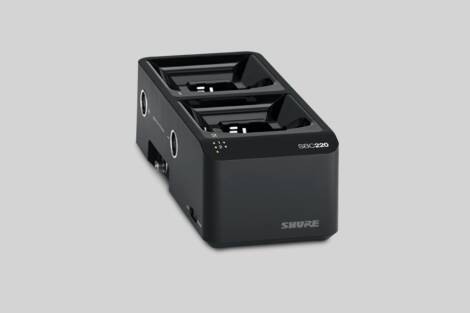 SBC220 - moduł do ładowania akumulatorów do P9RA, P10R, ULX-D Shure (bez zasilacza / dwa gniazda )