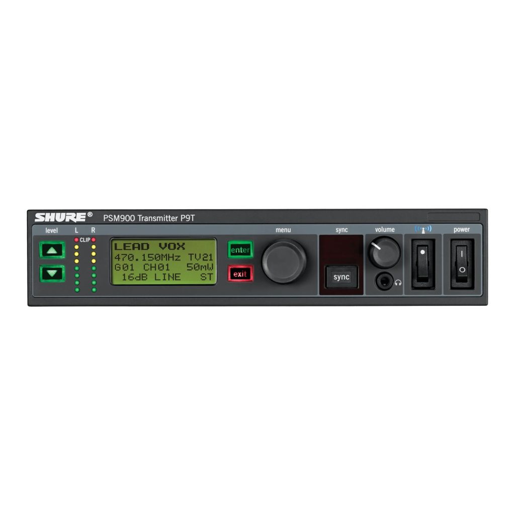 P9TE=-G7E nadajnik bezprzewodowy Shure (506-542 MHz 10 / 50 mW)