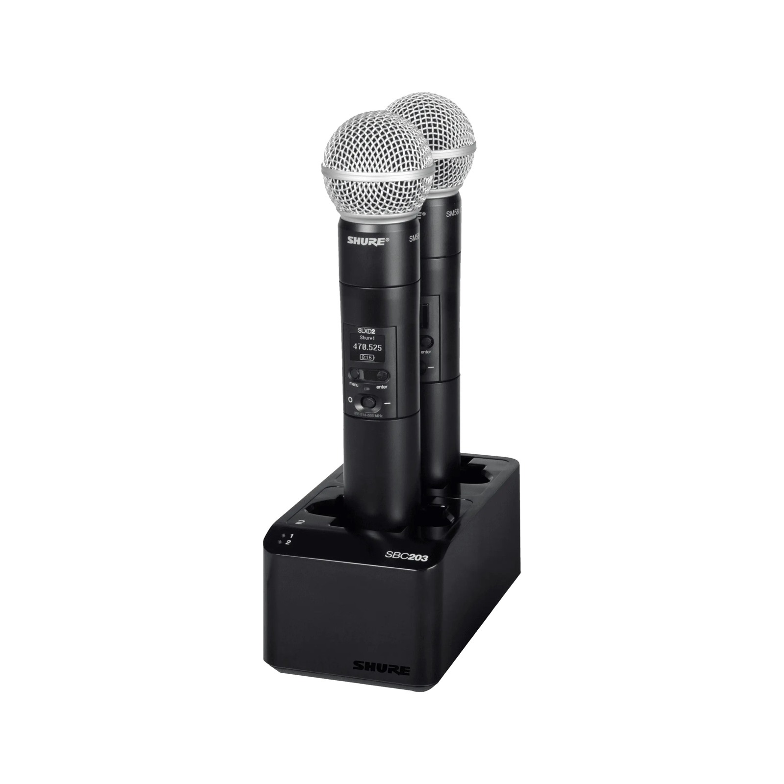 Shure SBC203-E - Podwójna ładowarka do akumulatorów SB903 /nadajników SLXD1, SLXD2