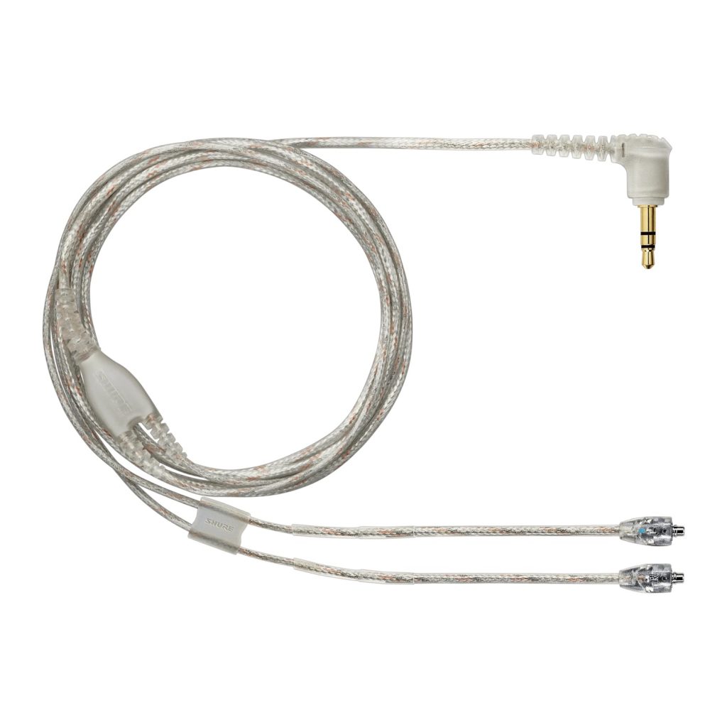 Shure EAC46CLS - Kabel wymienny 1/8" TRS M/F przezroczysty do Se215, SE315, SE425, SE535, SE846