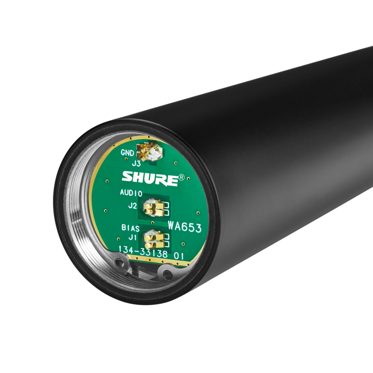 Shure VPH - Długi uchwyt mikrofonu przewodowego, czarny, do wykorzystania z główkami do nadajników "do