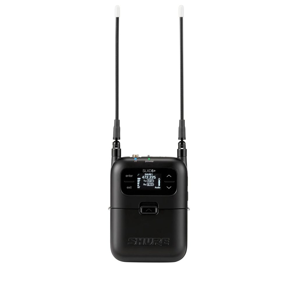 Shure SLXD15+-G65 - Cyfrowy nakamerowy system bezprzewodowy z nadajnikiem bodypack