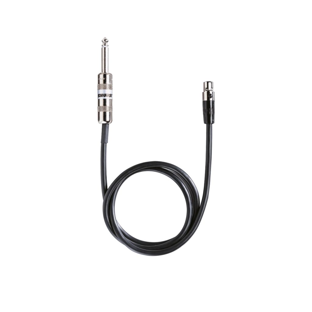 Shure WA 302 - kabel 0.6M mini XLR TA4F i jack