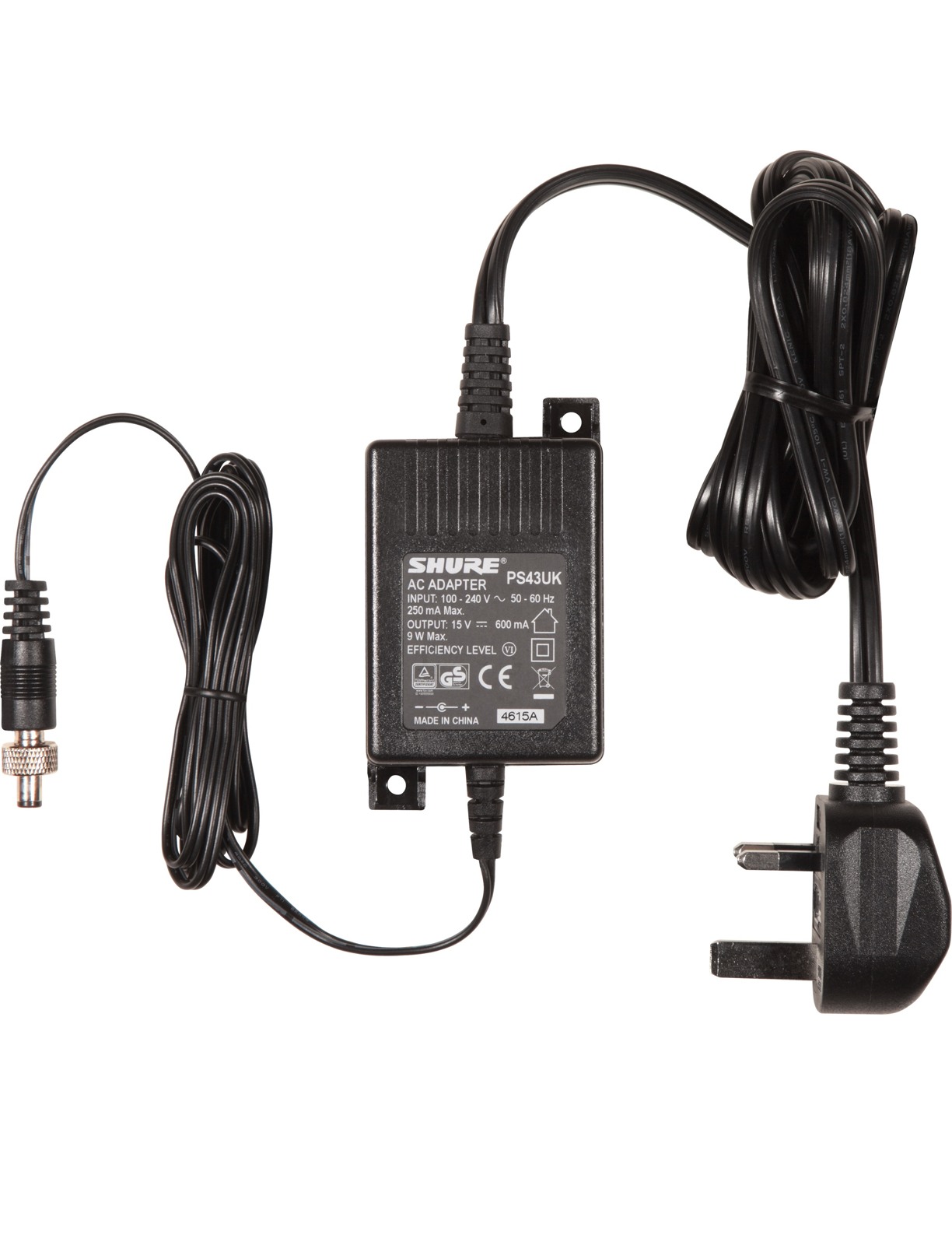 PS 43E - Zasilacz sieciowy Shure do systemów GLX-D, ULXD, PSM900, SLXD
