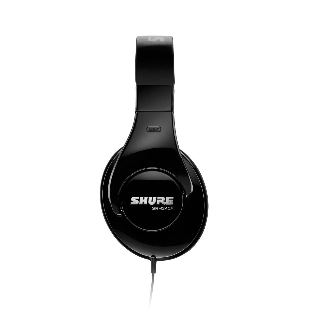 Shure SRH240A-BK-EFS - Słuchawki nauszne, do zastosowań monitorowych i ogólnych, home studio
