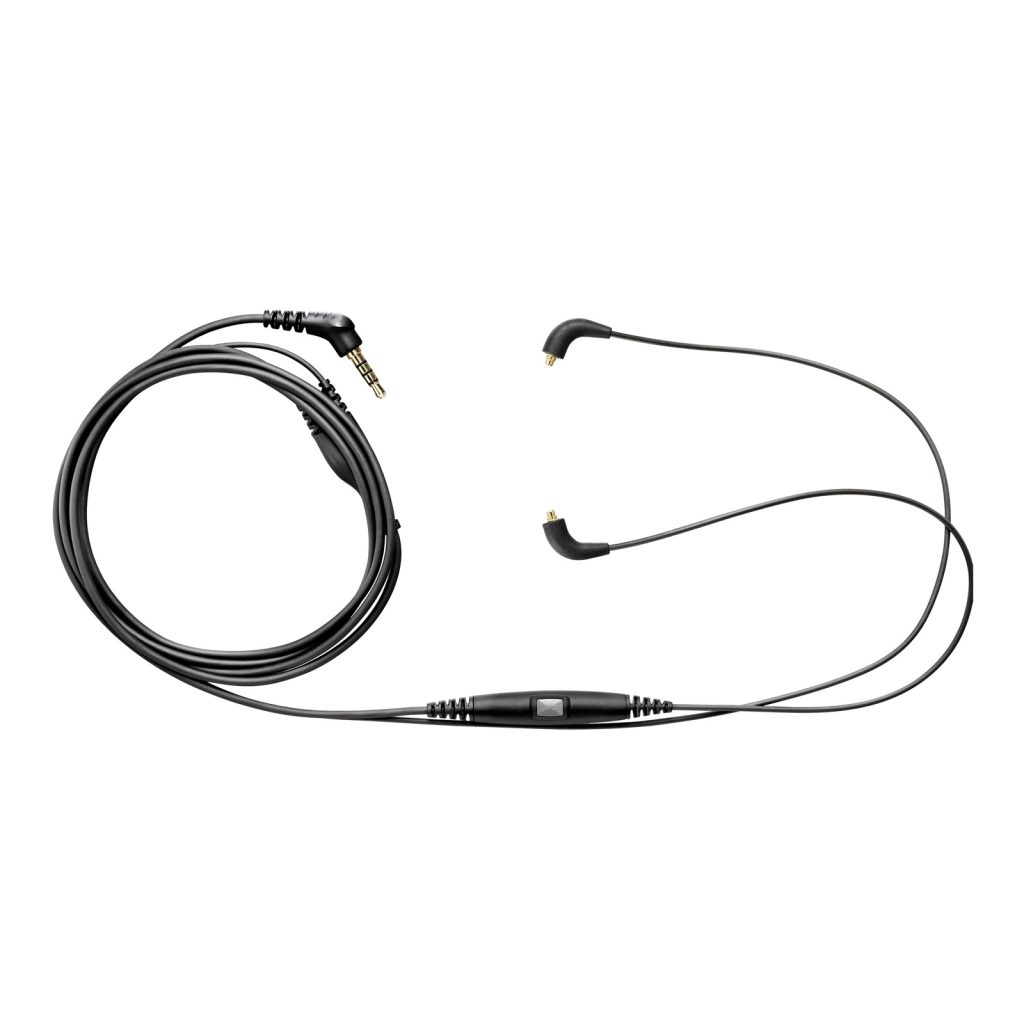 Shure CBL-M+-K-EFS kabel do słuchawek z serii SE (215,315,425,535,846), z mikrofonem i trzema przyciska...