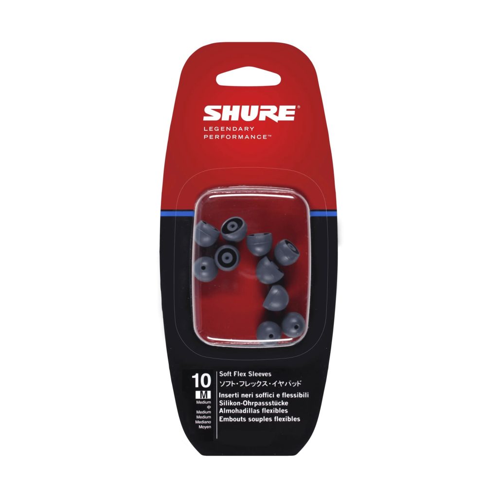 Shure EASFX1-10M - Szare nakładki na słuchawki - rozmiar M