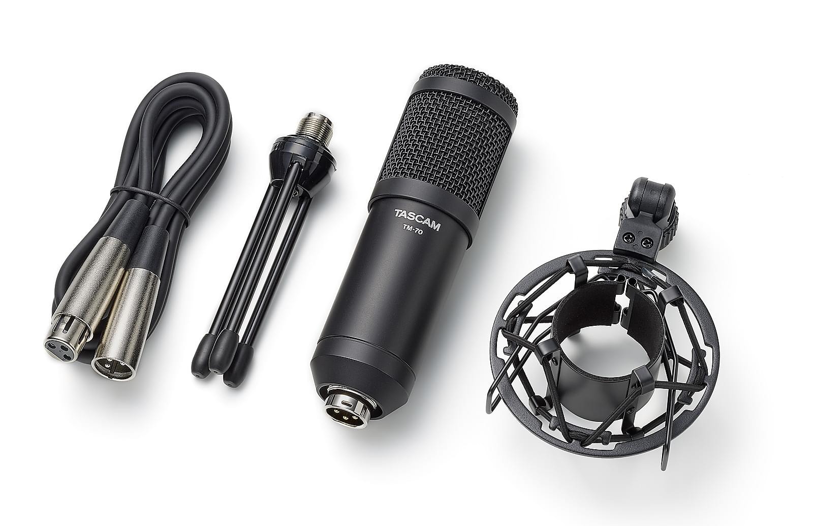 Tascam TM-70 - mikrofon dynamiczny do Podcastów i zbierania wiadomości