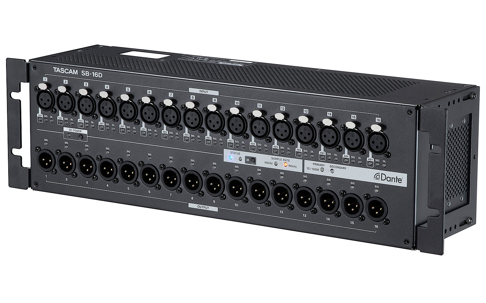 SB-16D - Cyfrowy stage box Dante 16x16 do Sonicview tascam
