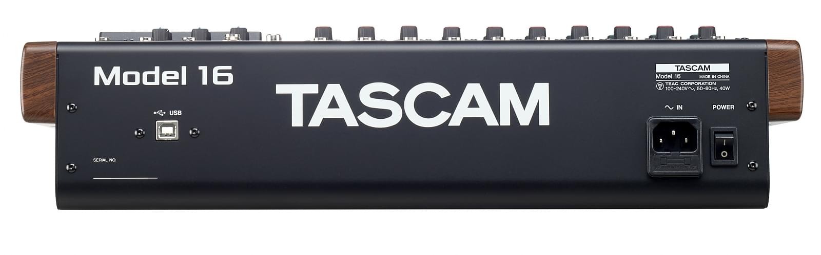 Tascam MODEL 16 - 14-kanałowy analogowy mikser fonii / 16-śladowy rejestrator cyfrowy / interfejs USB