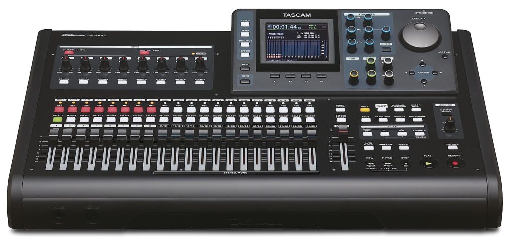 Tascam DP-32SD Cyfrowe PortaStudio, 32 ślady (8xMono/12xStereo), zapis na karcie SD
