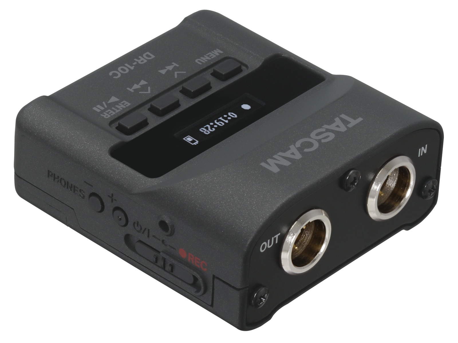 dR-10CH do bodypacka i mikrofonu lavalier Shure przenośny rejestrator cyfrowy TASCAM