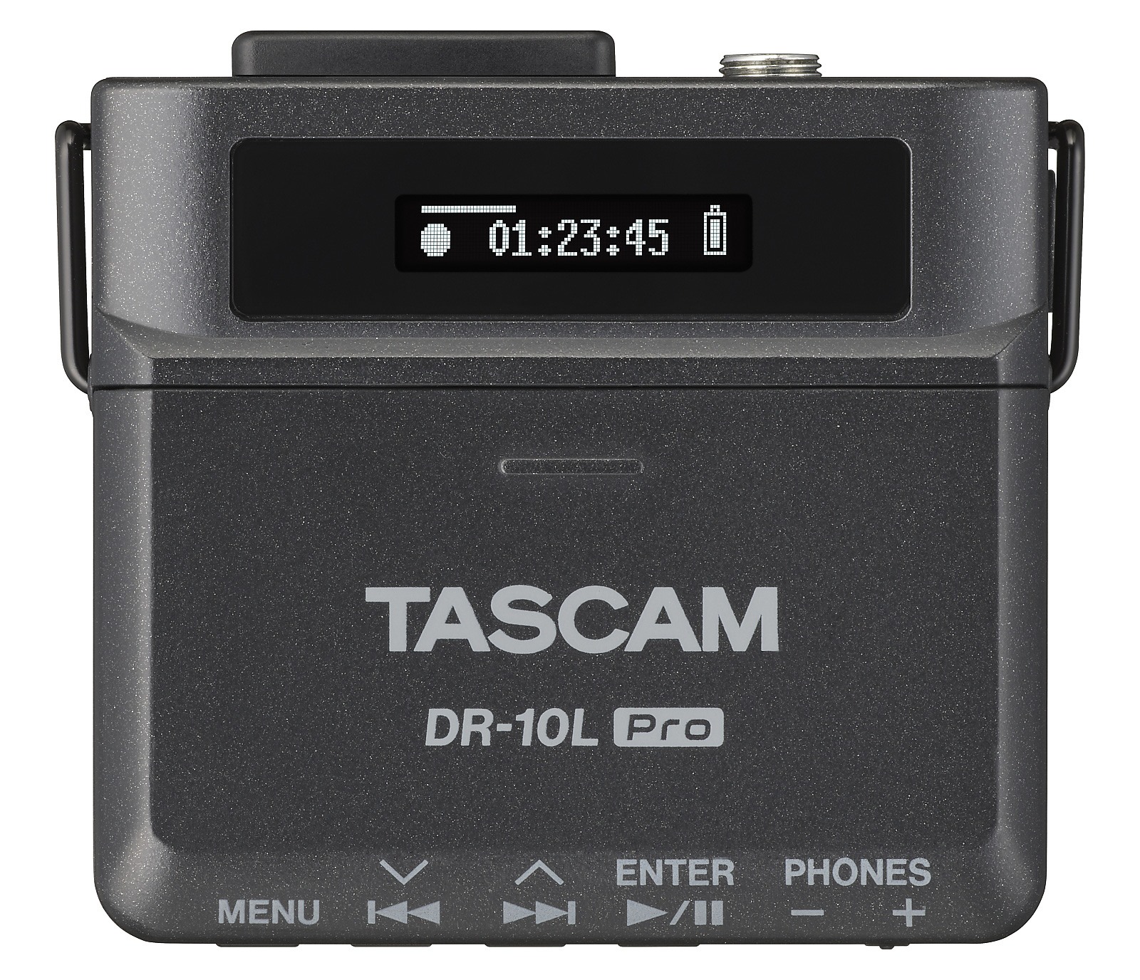 DR-10L PRO - cyfrowy rejestrator Tascam typu "body-pack" z mikrofonem lavalier (czarny), Technolo...