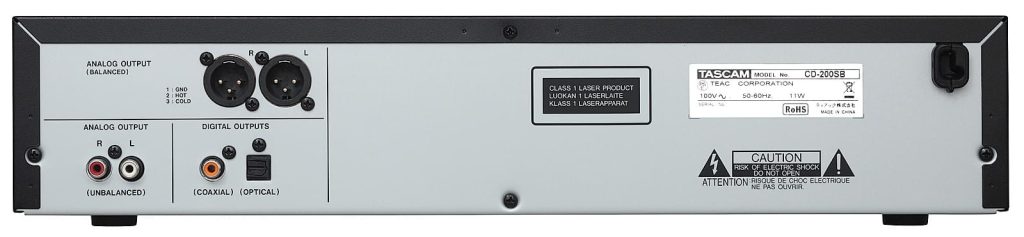 CD-200SB Odtwarzacz płyt CD Tascam