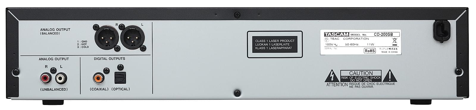 CD-200SB Odtwarzacz płyt CD Tascam