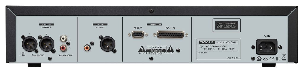 CD-6010 - CD-Player Broadcastowy TASCAM, 2U, 19"