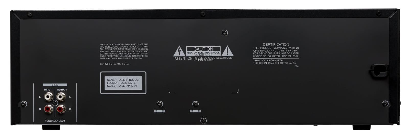 Tascam CD-A580 V2 - CD-player 19"/ Magnetofon kasetowy, CD/MP3