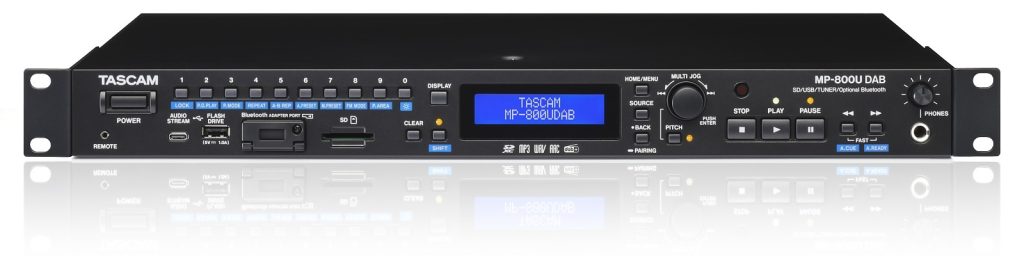 Tascam MP-800UDAB - Odtwarzacz SD/USB z tunerem DAB/FM, USB DAC i opcja Bluetooth