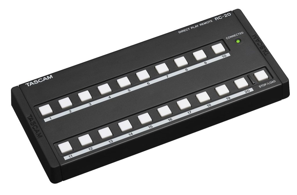 Tascam RC-20 - zdalny kontroler do CD-500 i innych
