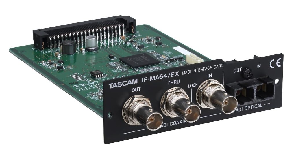 Tascam IF-MA64-EX - Karta BNC + optical MADI do rejestratora DA-6400