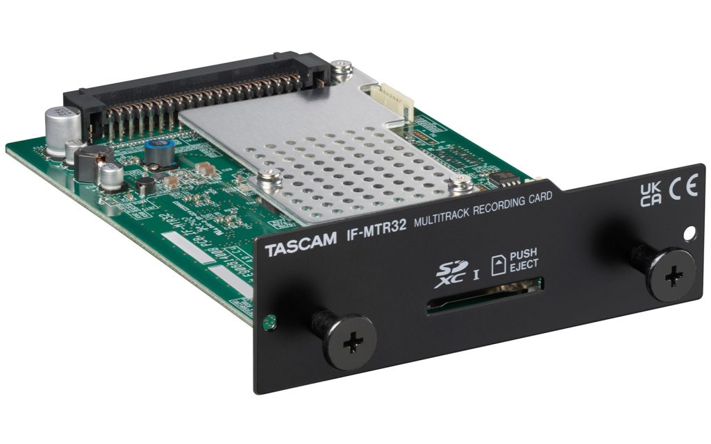 Tascam IF-MTR32 - 32-ścieżkowa karta rozszerzeń SD do Sonicview