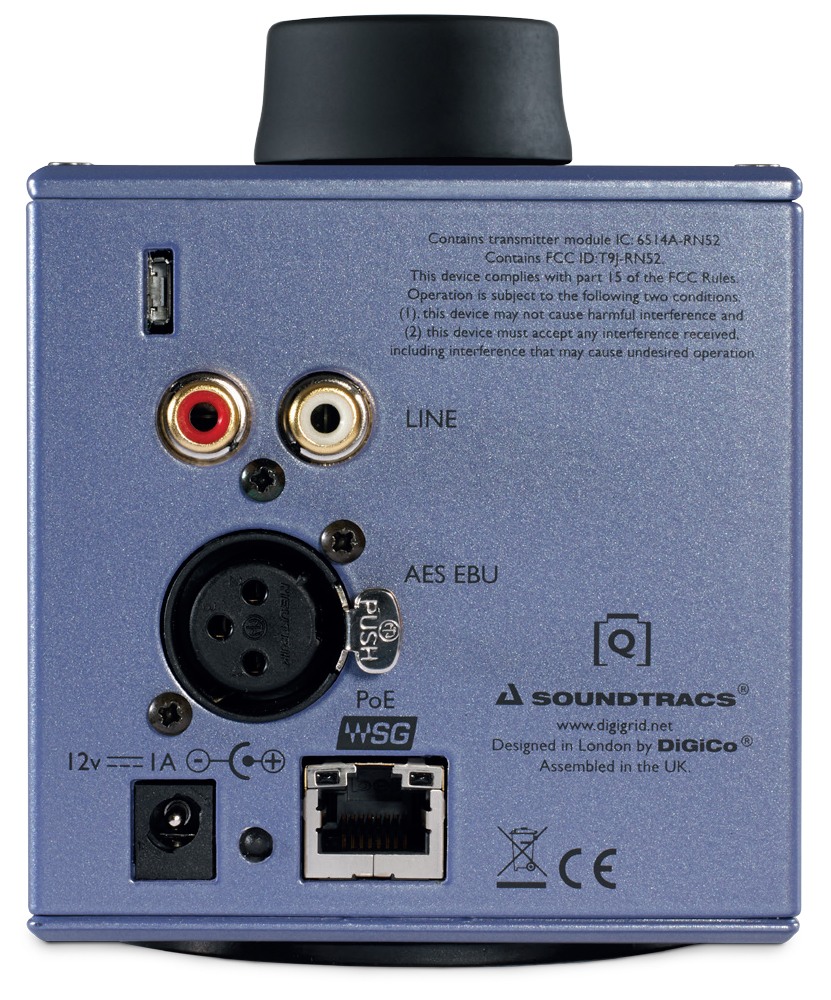X-DG-Q - Wzmacniacz słuchawkowy DiGiGrid [Q] z wejściami AES / CAT 5 / RCA / Bluetooth. (Sprzedaw...