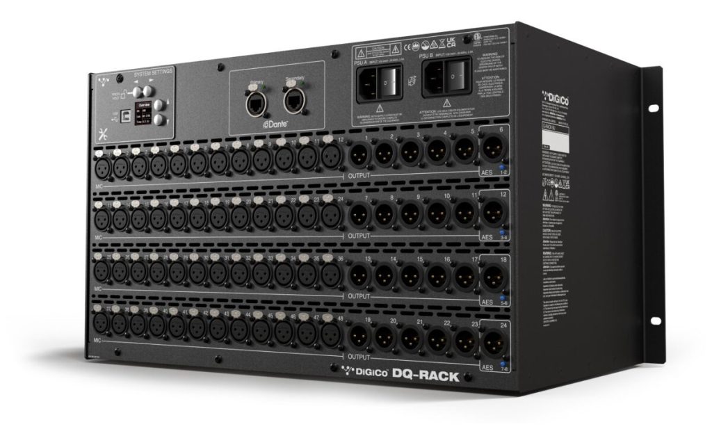 X-DQ-RACK - Cyfrowy stagerack DiGiCo DANTE