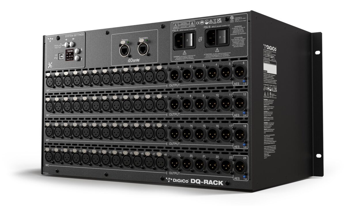 X-DQ-RACK - Cyfrowy stagerack DiGiCo DANTE