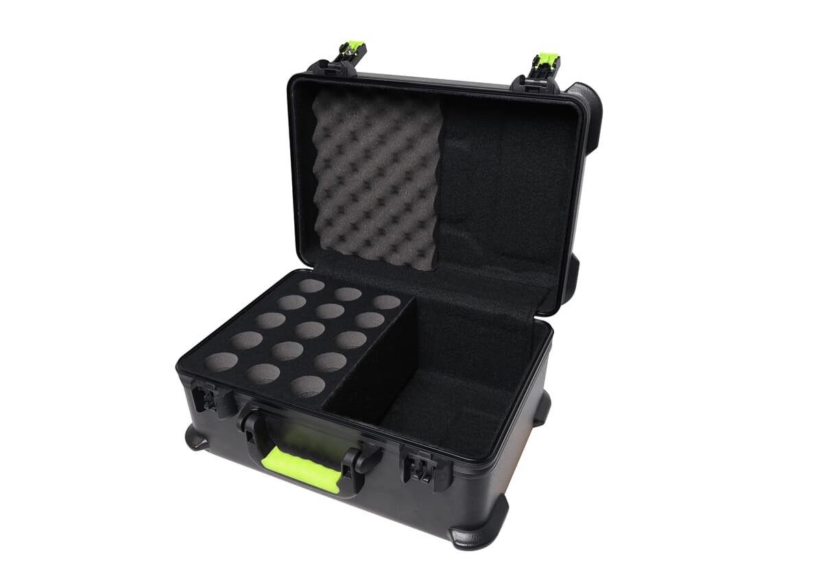 Shure SH-MICCASE15 - Plastic Case with Latches (15) Mics