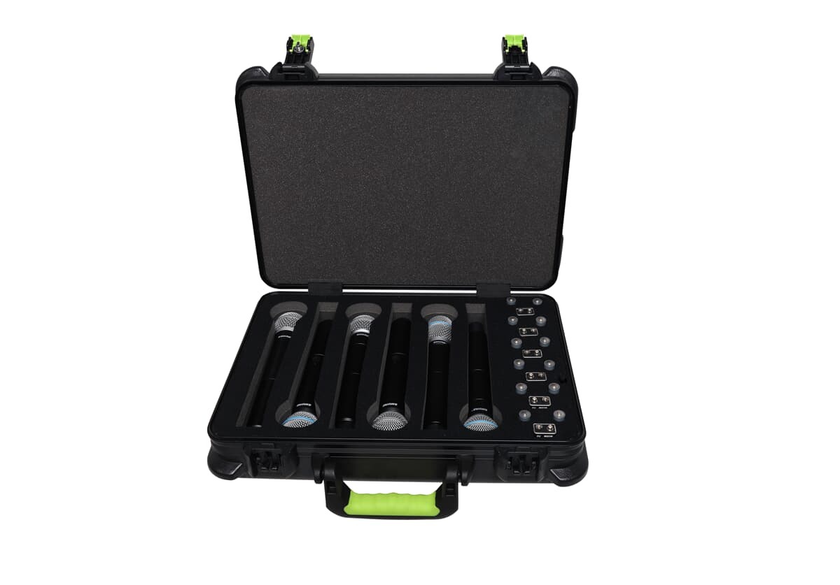 Shure SH-MICCASEW06 - Plastic Case with to Hold (6) W Mics