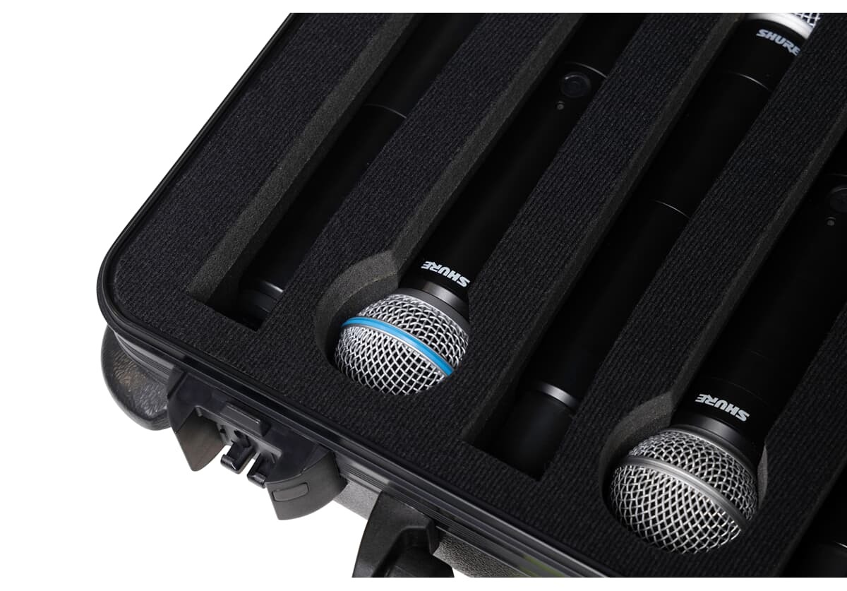 Shure SH-MICCASEW06 - Plastic Case with to Hold (6) W Mics