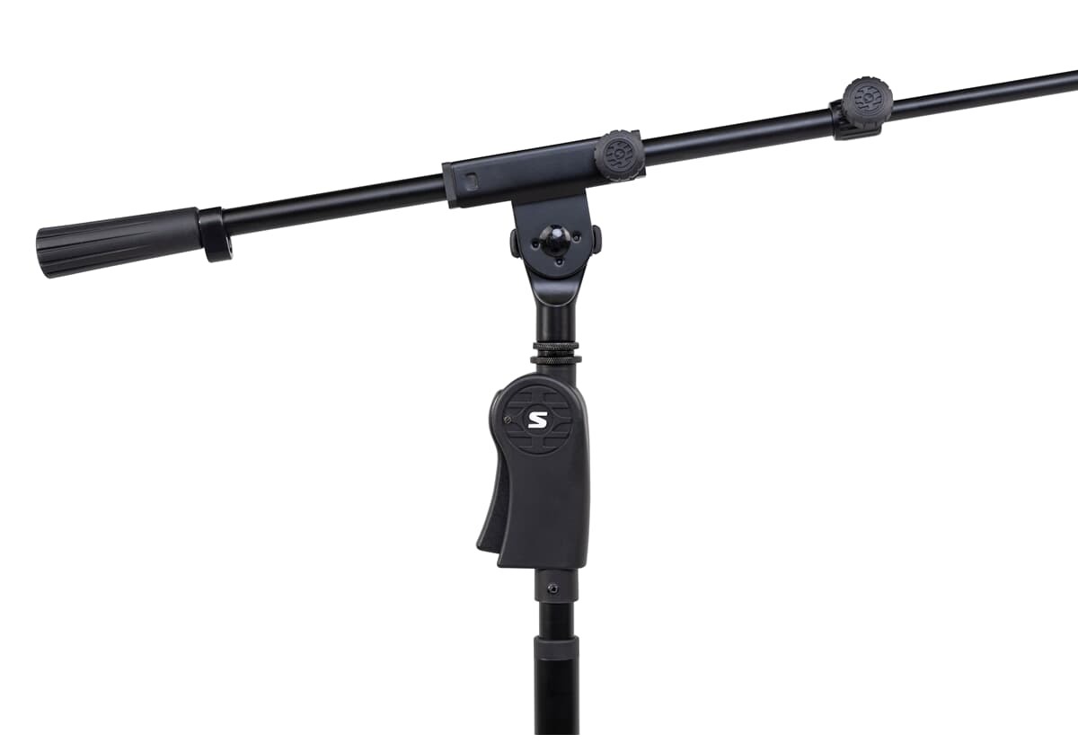 Shure SH-TRIPODSTANDTBMDX - Deluxe Tripod Mic Stand with Telescoping Boom