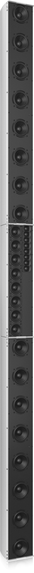 Tannoy QFLEX 32LS-WP Digitally Steerable Powered Column Array Loudspeaker with 32 Independently Controlled Drivers, Integrated DSP and BeamEngine GUI Control for Life Safety Installation Applications (Weather Pr