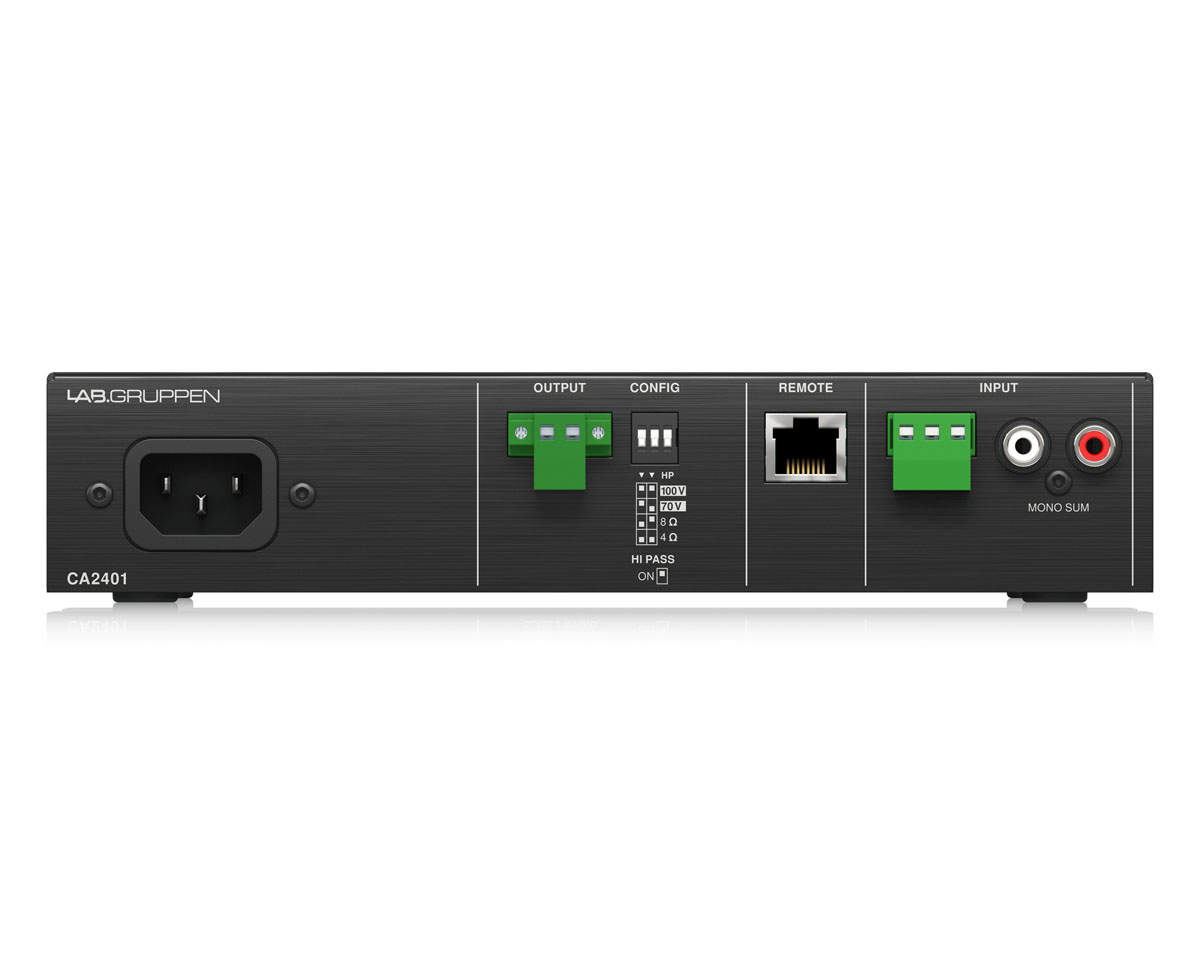 Lab Gruppen CA2401 Wzmacniacz 1 x 240W 8Ohm / 100V