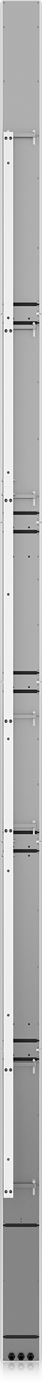 Tannoy QFLEX 64-WP Digitally Steerable Powered Column Array Loudspeaker with 64 Independently Controlled Drivers, Integrated DSP and BeamEngine GUI Control for Installation Applications (Weather Protected)
