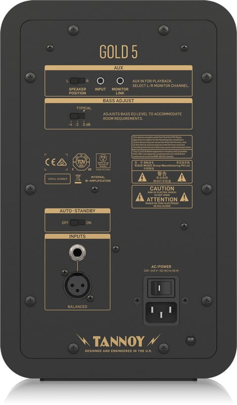 Tannoy GOLD 5 Monitor bliskiego pola 5" 200W